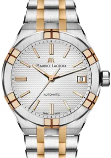 Maurice Lacroix Aikon Automatic AI6007-SP012-130-1 Yellow gold and Stainless steel Silver