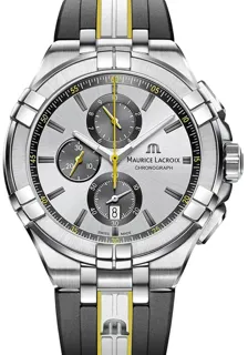 Maurice Lacroix Aikon Quartz AI1018-TT030-130-K Titanium Silver