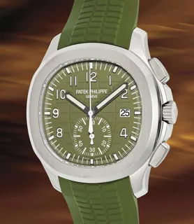 Patek Philippe Aquanaut 5968G-010 42mm White gold Green