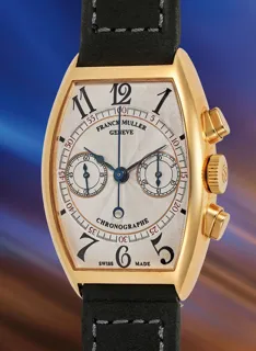 Franck Muller Cintree Curvex 5850CCDF 18k yellow gold White