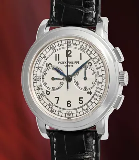 Patek Philippe Chronograph 5070G-001 42mm 18k white gold Silver