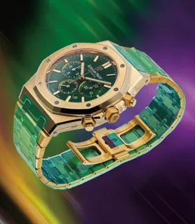 Audemars Piguet Royal Oak 26331BA.OO.1220BA.02 41mm Yellow gold Green