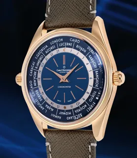 Carl F. Bucherer Heritage Worldtimer 00.10805.03.53.99 39mm 18k rose gold