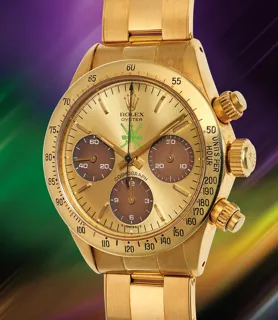 Rolex Daytona 6265 18k yellow gold Green