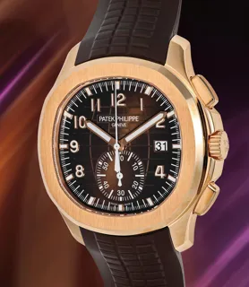 Patek Philippe Aquanaut 5968R-001 42mm Rose gold Brown