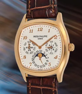 Patek Philippe Perpetual Calendar 5940R-001 37mm Rose gold Silver