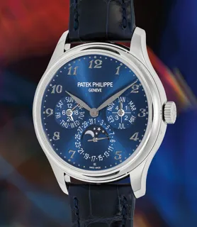 Patek Philippe Perpetual Calendar 5327G-001 39mm White gold Blue