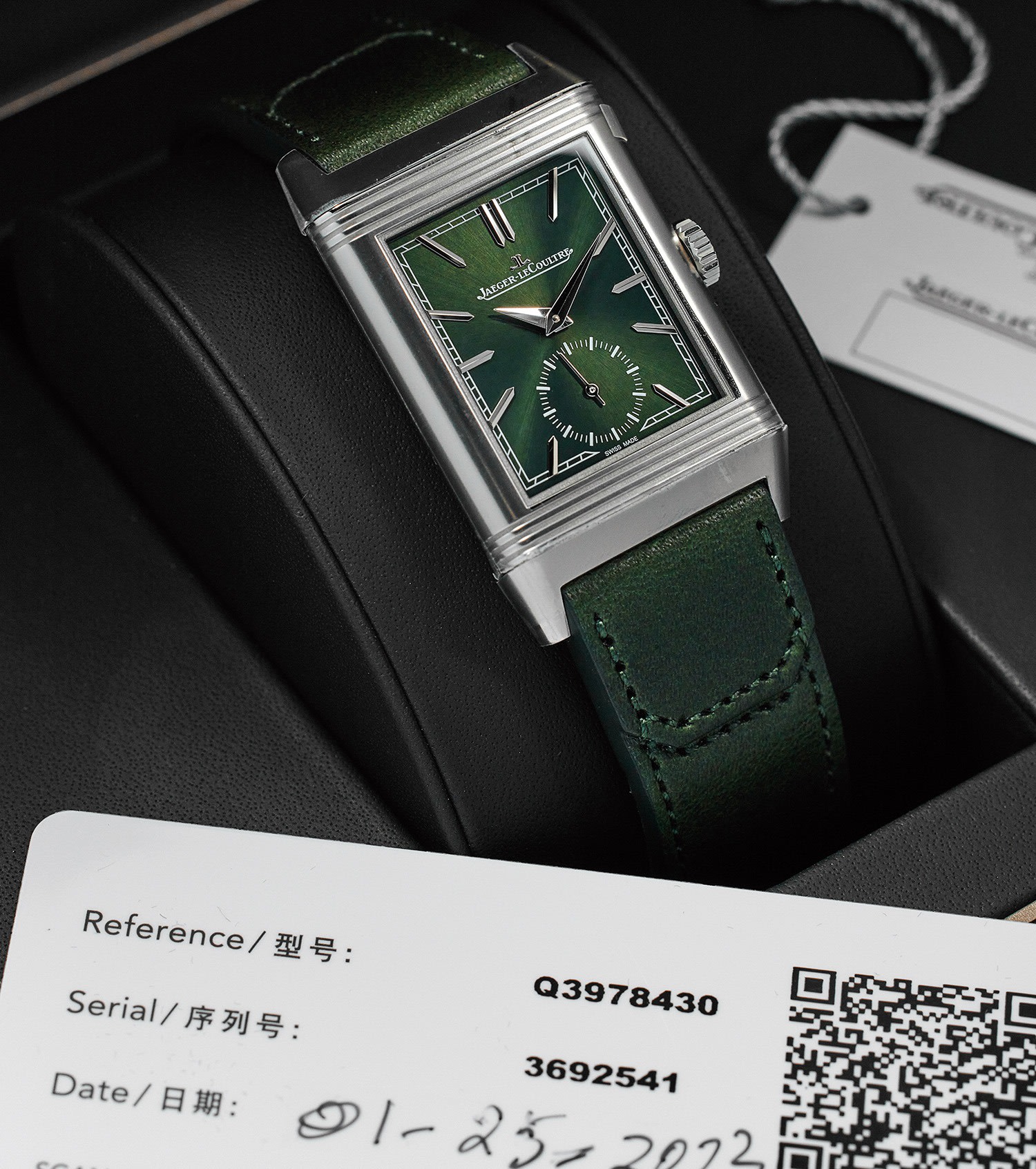 Jaeger-LeCoultre Reverso Tribute Q397843J Stainless steel Green