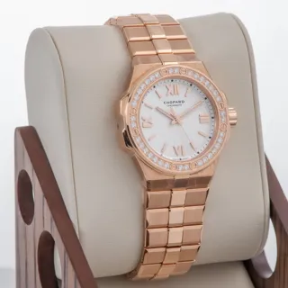 Chopard Alpine Eagle 295384-5001 33mm Rose gold Silver