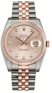 Rolex Datejust 36 116231 36mm Stainless steel and 18k rose gold Pink