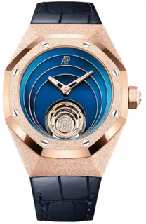 Audemars Piguet Royal Oak Concept Tourbillon 26630OR.GG.D326CR.01 39mm Rose gold Blue