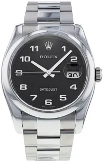 Rolex Datejust 36 116200 Stainless steel Black