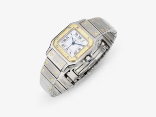 Cartier Santos 27mm Stainless steel and 18k yellow gold