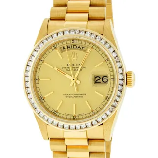 Rolex Day-Date 18k yellow gold Champagne