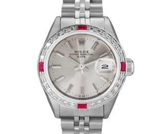 Rolex Oyster Perpetual Date Stainless steel and 18k white gold Silver