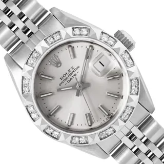 Rolex Oyster Perpetual Date Stainless steel and 18k white gold Silver