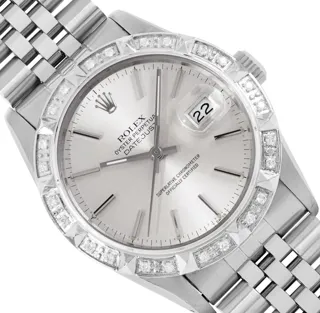 Rolex Datejust Stainless steel and 18k white gold Silver