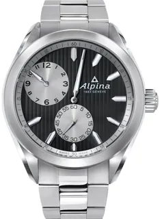 Alpina Alpiner AL-650BSS5E6B Stainless steel Black