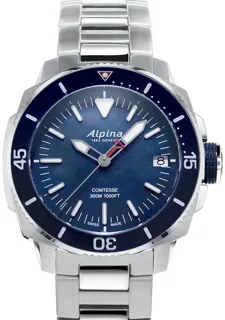 Alpina Comtesse AL-240MPN2VC6B Stainless steel Blue