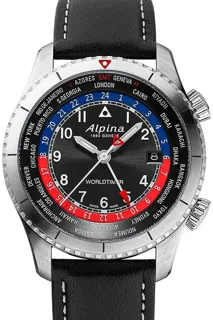 Alpina Startimer AL-255BRB4S26 Stainless steel Black