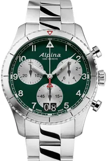 Alpina Startimer AL-372GRS4S26B Stainless steel Green