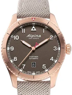 Alpina Startimer AL-525BR4S24 Rose gold Brown