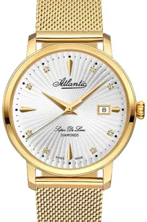 Atlantic Super De Luxe 29355.45.27 36mm Stainless steel Silver