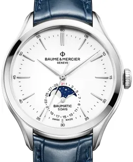 Baume & Mercier Clifton M0A10549 Stainless steel White