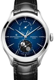 Baume & Mercier Clifton M0A10593 Stainless steel Blue