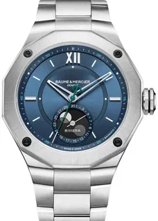 Baume & Mercier Riviera M0A10682 Stainless steel Blue