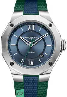 Baume & Mercier Riviera M0A10688 Stainless steel Blue