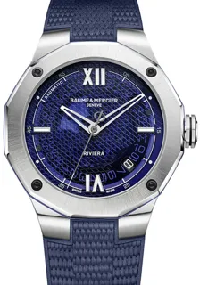 Baume & Mercier Riviera M0A10701 Stainless steel Blue