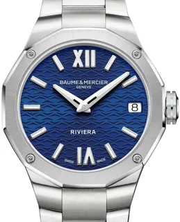 Baume & Mercier Riviera M0A10727 Stainless steel Blue