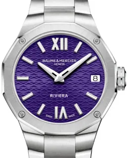 Baume & Mercier Riviera M0A10728 Stainless steel Purple