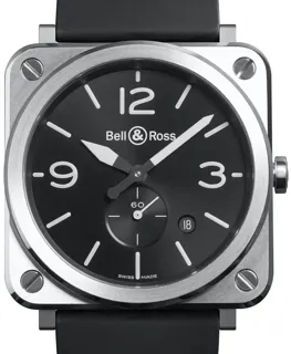 Bell & Ross BR S BRS-BLC-ST Stainless steel Black