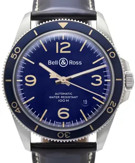 Bell & Ross BR V2 BRV292-BU-G-ST/SCA Stainless steel Blue