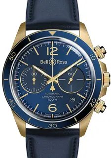 Bell & Ross BR V2 BRV294-BLU-BR/SCA Bronze Blue