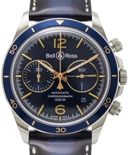 Bell & Ross BR V2 BRV294-BU-G-ST/SCA Stainless steel Blue