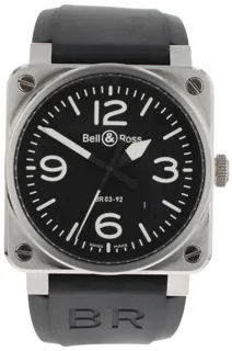 Bell & Ross BR03-92 BR 03-92 42mm Stainless steel Black