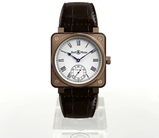 Bell & Ross Instruments BR01-CM-203 Bronze and Titanium and Wood White