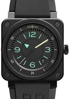 Bell & Ross Instruments BR0392-IDC-CE/SRB Ceramic Black