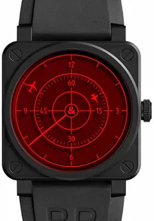 Bell & Ross Instruments BR0392-RRDR-CE/SRB Black ceramic Red