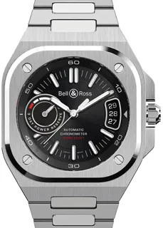 Bell & Ross Instruments BRX5R-BL-ST/SST Stainless steel Black