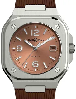 Bell & Ross Urban BR05A-BR-ST/SRB Stainless steel Brown