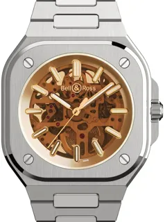 Bell & Ross BR 05 Automatic Skeletonized BR05A-CH-SKST/SST Stainless steel Golden