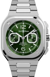 Bell & Ross Urban BR05C-GN-ST/SST Stainless steel Green