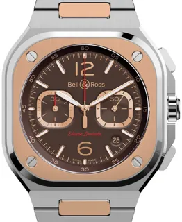 Bell & Ross Urban BR05C-LDA/SSG Stainless steel Brown