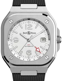 Bell & Ross Urban BR05G-SI-ST/SRB Stainless steel Silver