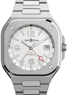 Bell & Ross Urban BR05G-SI-ST/SST Stainless steel White