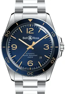 Bell & Ross Vintage BRV292-BU-G-ST/SST Stainless steel Blue